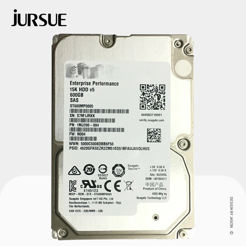 

FOR ST600MP0005 SEAGATE 600GB 12G 15K 2.5'' SAS 1MJ200 Hard Drive 100% Original