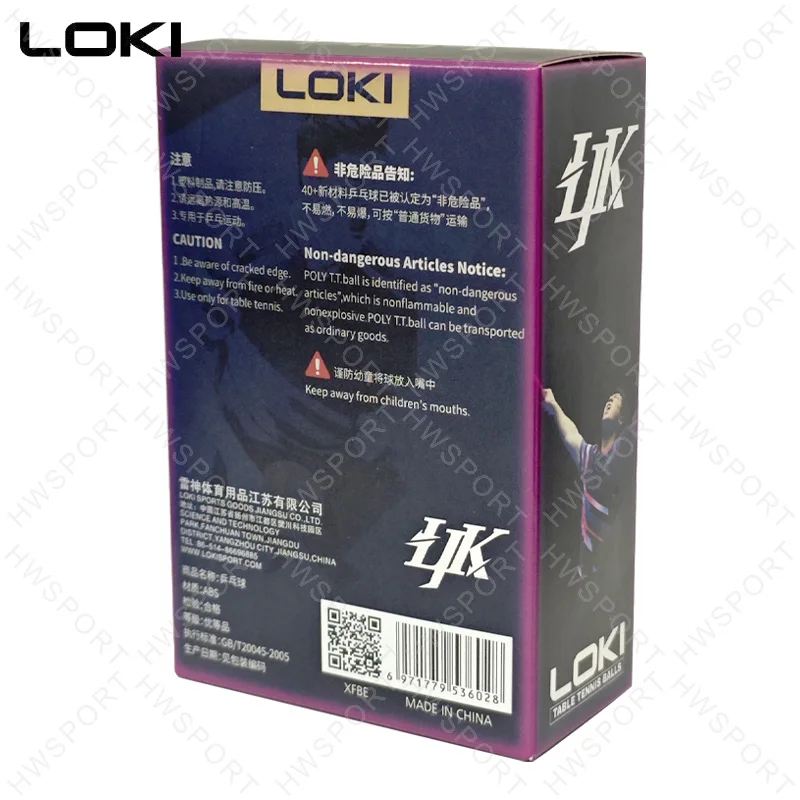 Фото LOKI LJK 40+ мячи для настольного тенниса, 3 звезды, ABS, одобренные ITTF, мячи для пинг-понга, прочные, с отскоком лучшей округлости, упаковка из 6 шт. №3