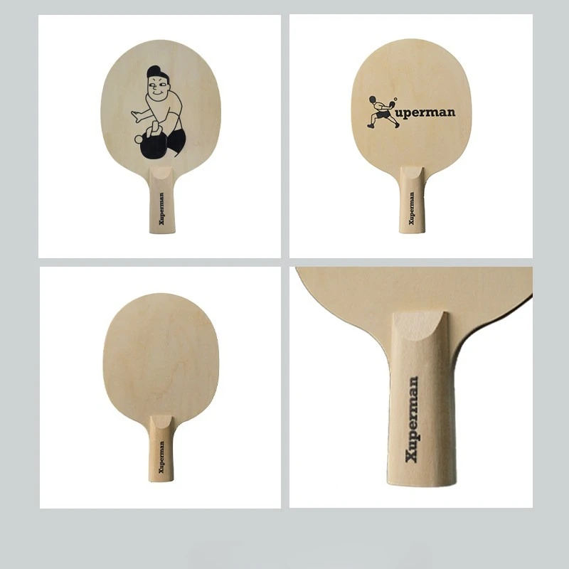 Фото Xuperman Custom DIY Art Table Tennis Racket Blade Paulownia Wood One-Piece No Layering Pattern/LOGO Edition Lightweight For Gift №3