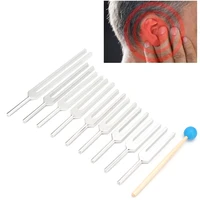 9pcs 174 285 396 417 528 639 741 852 963hz massage therapy acupoint relax tuning fork sound healing therapy tool set