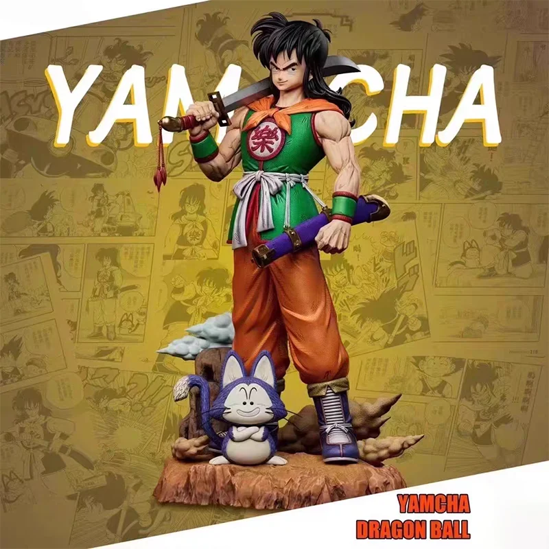 Фото Dragon Ball Аниме Фигурка Ямко Фигурка Puar Ямча Фигурка ПВХ Индивидуальная Статуя GK Модель Кукла Коллекция Украшения Игрушки Подарки №1