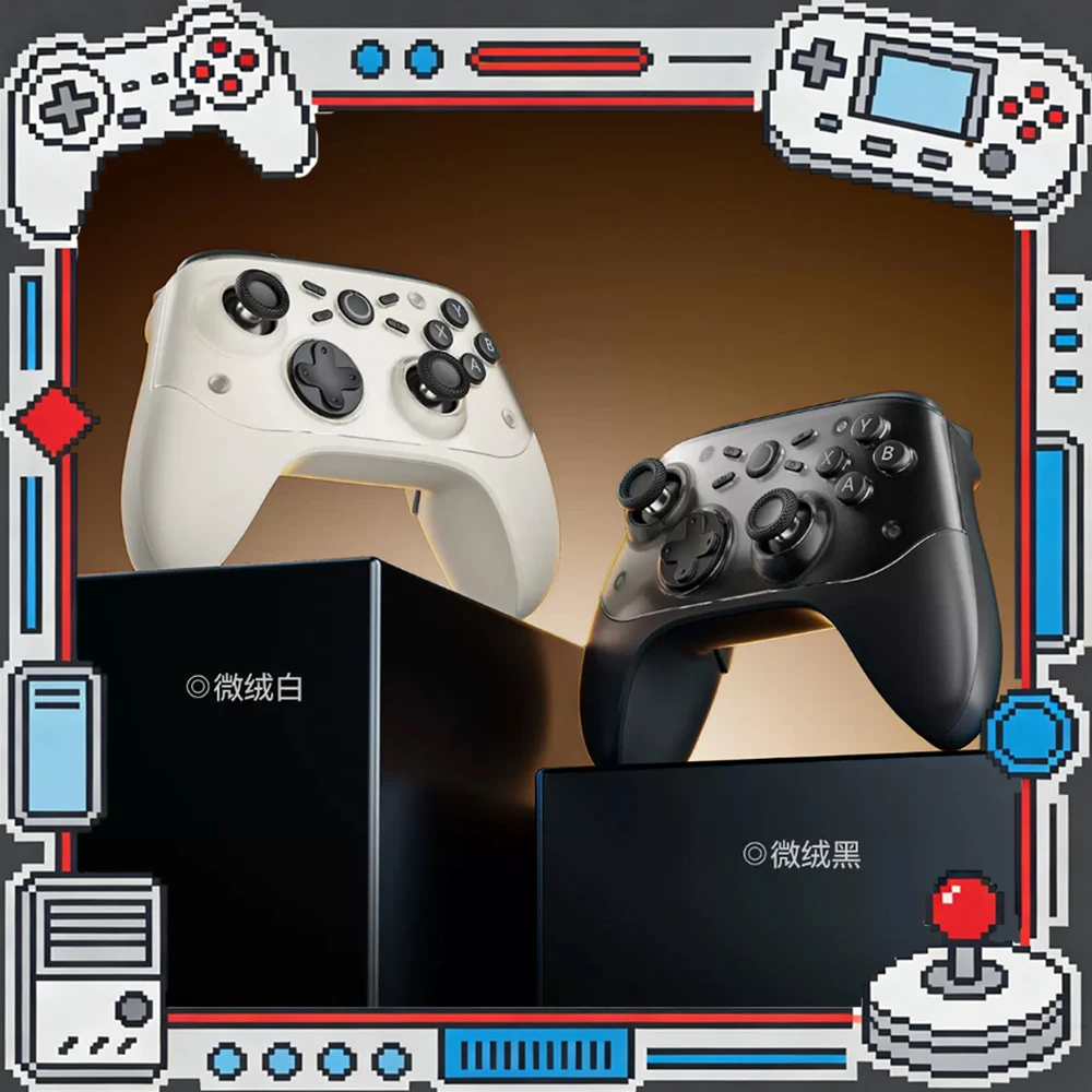 Фото Игровые контроллеры Gripure HaptiX-1: беспроводной геймпад с тремя режимами работы, триггерами на датчиках Холла и емкостным джойстиком для ПК/NS/TV/телефонов