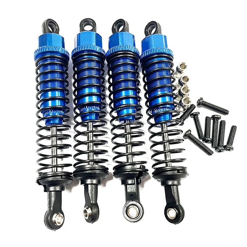 

HOT-4Pcs Metal Oil Shock Absorber Damper For LAEGENDARY BEZGAR 1/12 1/16 RC Car Upgrade Parts Accessories