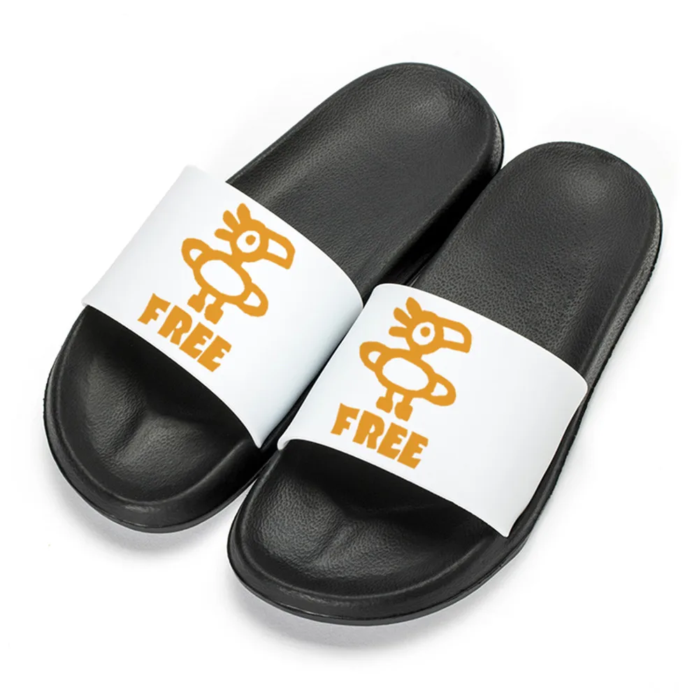 

Unisex Cute Cartoon Spring Summer Women Slipper PVC Outdoor Slides Soft Thick Soled Pool Indoor Home Slippers Customizable Logo
