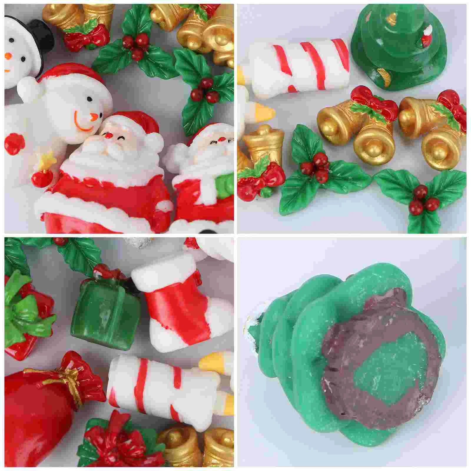 

Christmas Resin Ornament Mini Ornaments Miniature Christmas Miniature Ornament Xmas Fairy Garden Ornament Santaaccessory
