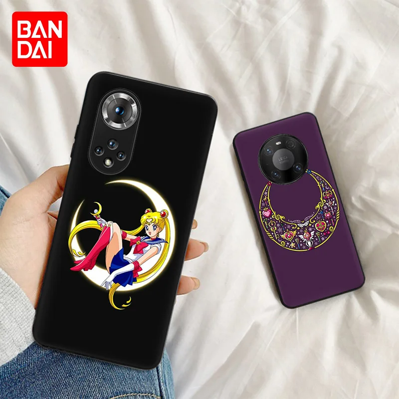 Мягкий черный Чехол Bandai для телефона Honor 50 X8 60se Magic4 30 Youth 20 9X Lite 30i 20s 20e 8x Play 9a 9s 9c 8s |