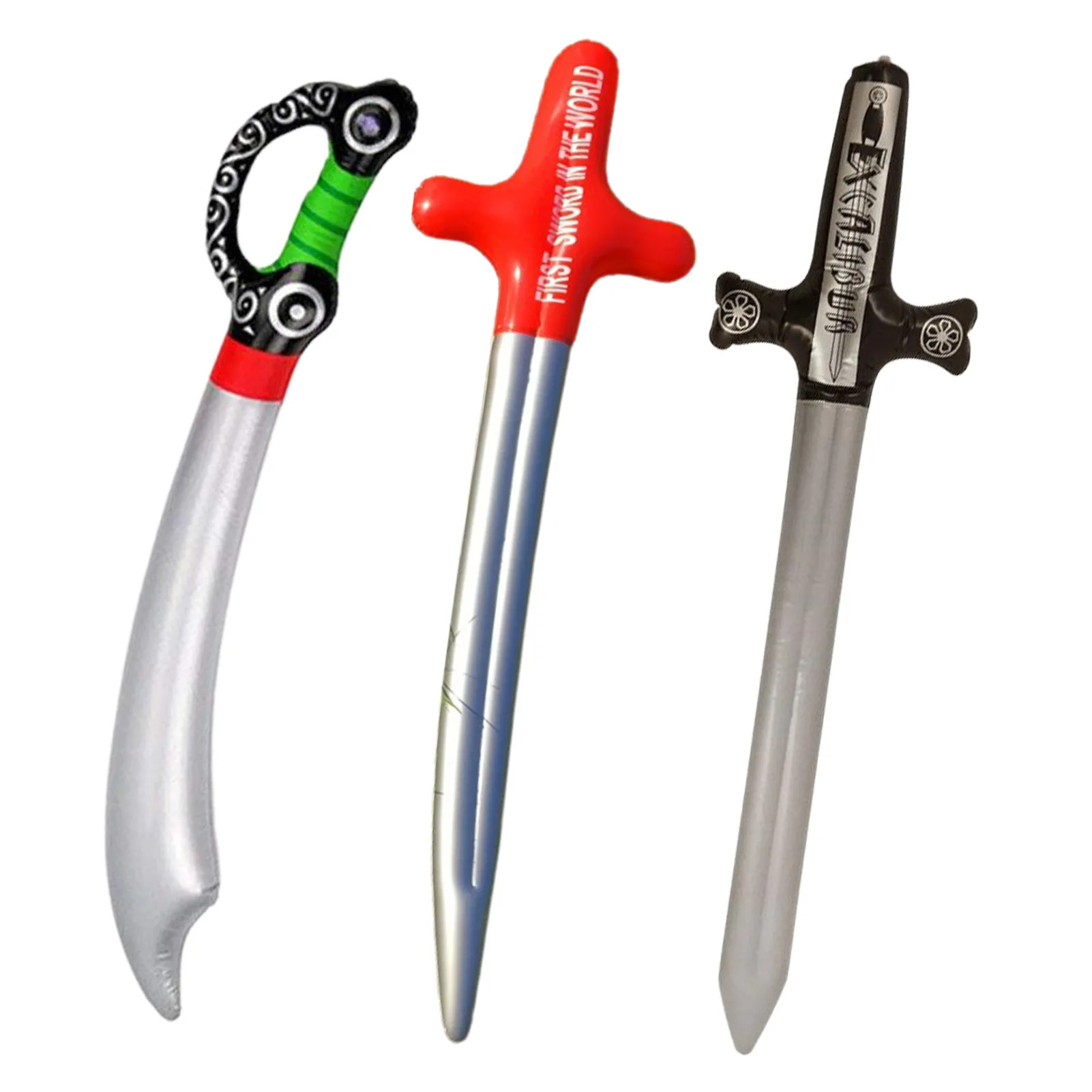 

1PCS Iatable Outdoor Fun Game Playing Birthday Party Favors Pirate Toy Sword Stage Props Iated PVC Children Cosplay Toy