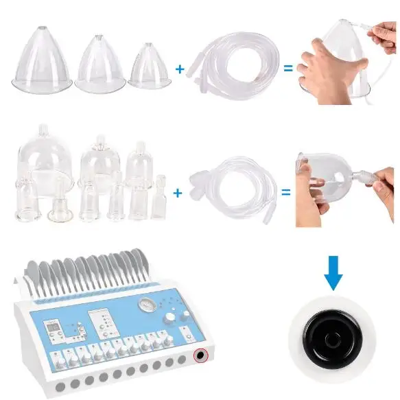 

Portable Female Breast Enlarge Massage Vacuum Cupping and EMS Muscle Stimulator for Body Relaxation Muscle Training