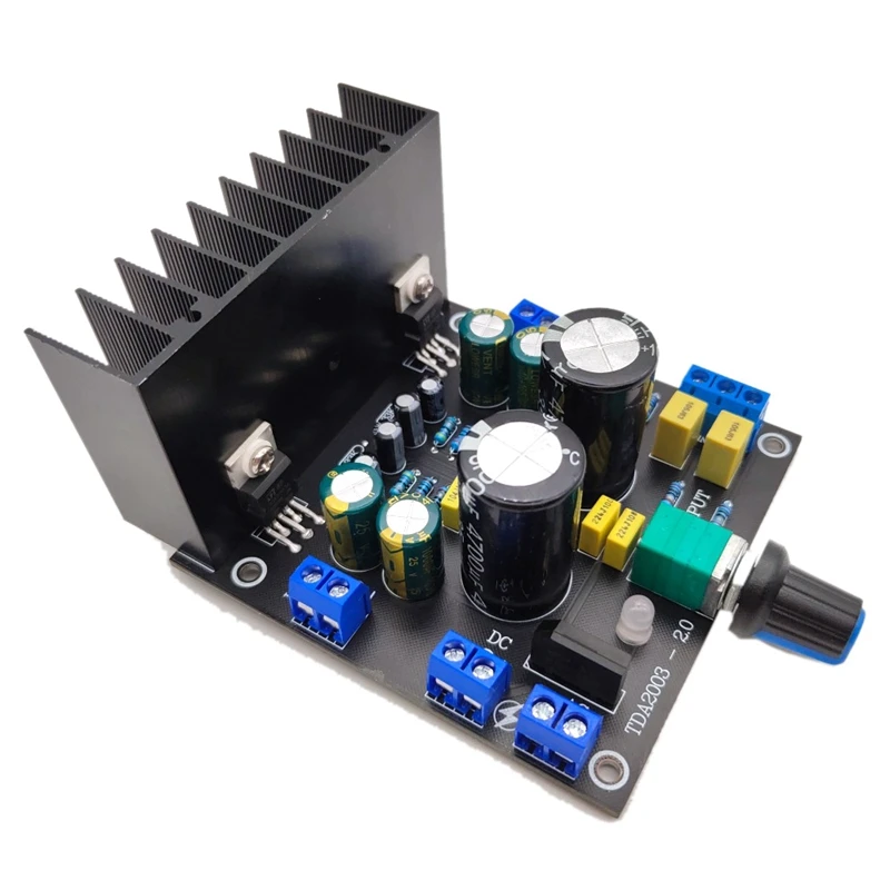 

New Power Amplifier Board TDA2003 Power Amplifier With Switch Small And Medium Power 2.0 2-Channel Stereo