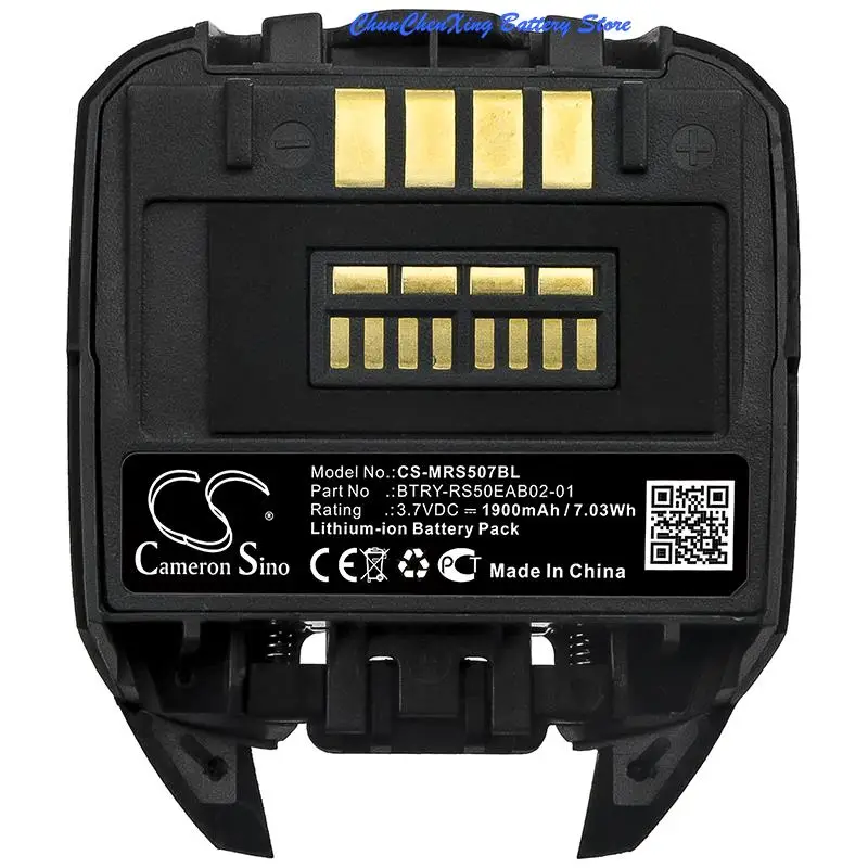 

Cameron Sino 1900mAh Barcode Scanner Battery BTRY-RS50EAB02-01 for Motorola RS507, RS507X, RS50EA
