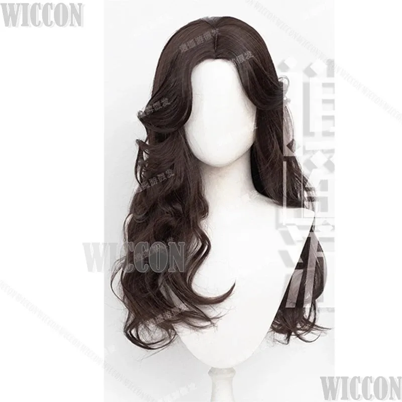 CyWild Game Hunt Yennefer of Vengerberg Косплей Сексуальная Зрелая Женщина 70 СМ Коричневый Вьющийся Парик Звезда Ожерелье Хэллоуин Наряд Индивидуальный (art.: 3920d16e83173) - 3920d16e83173