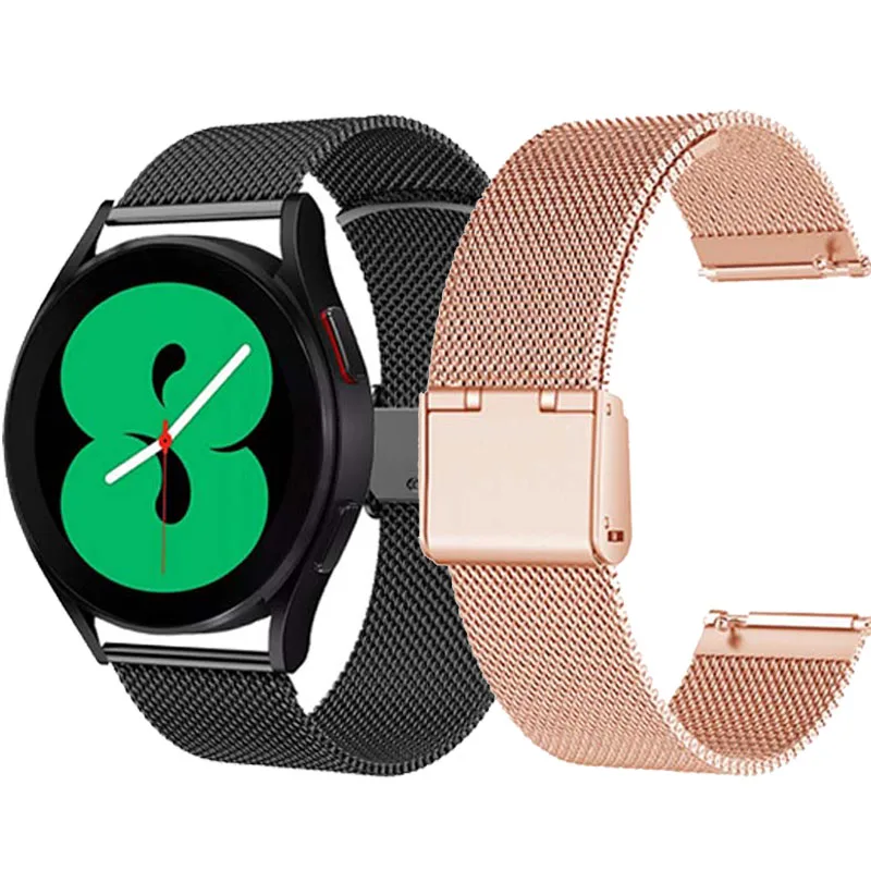 

Milanese Bracelet For Samsung Galaxy Watch 4 3 44mm 40mm 45mm 41mm 46mm 42mm Strap