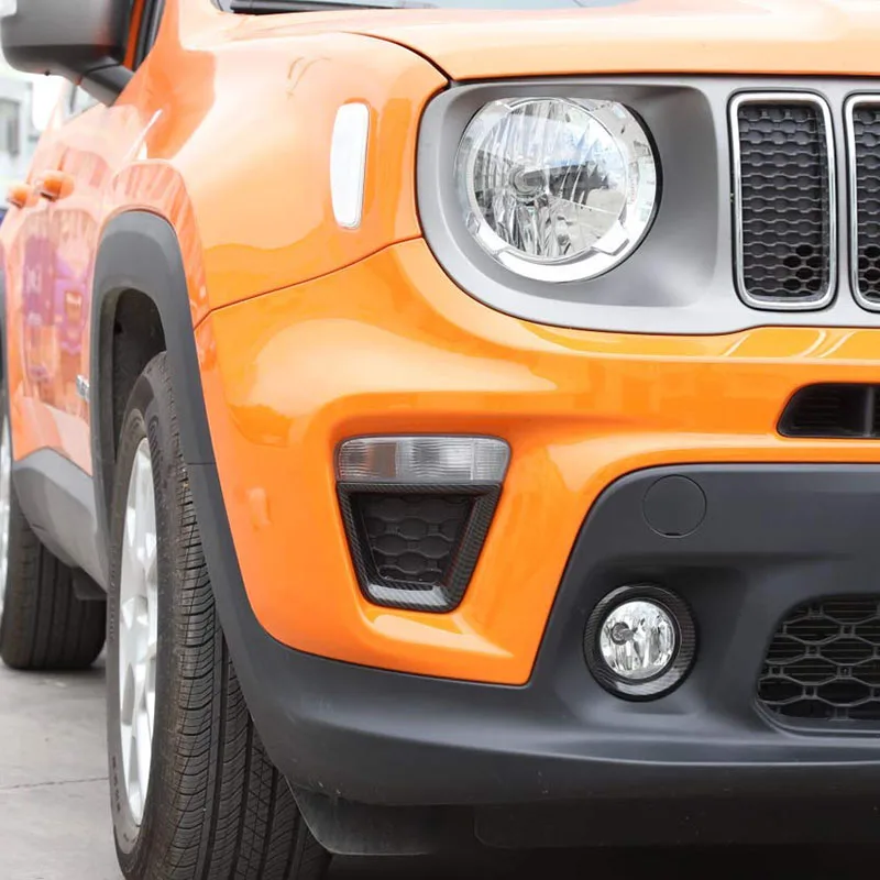 Накладка на переднюю противотуманную фару для Jeep Renegade 2019 декоративная накладка