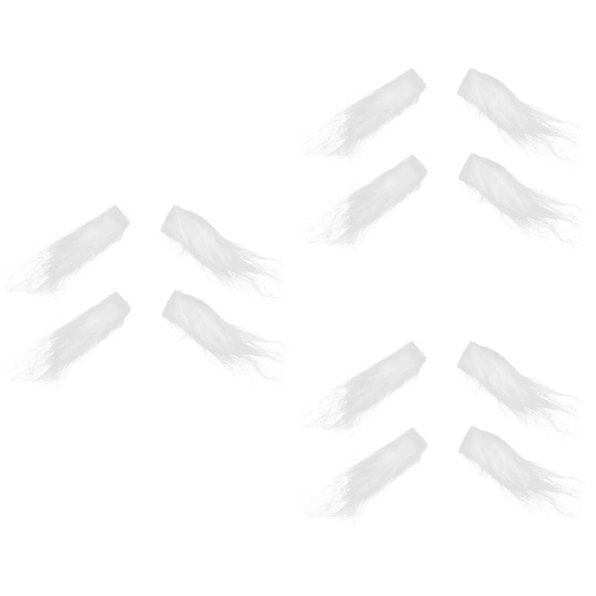 

Santa Christmas Costume Fake Cosplay Facial Kids Hair Props Party Masquerade Bushy Outfits Costumesdressholiday White Nicholas