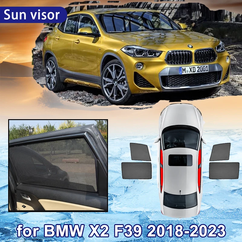 Автомобильный магнитный солнцезащитный козырек для BMW X2 F39 2023 2021 2020 2019 2018