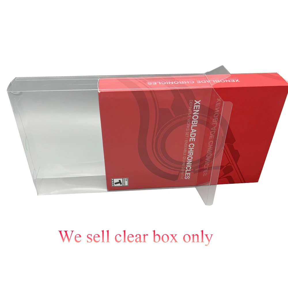 Прозрачный защитный чехол из ПЭТ для SWITCH NS Xenoblade Chronicles американская версия