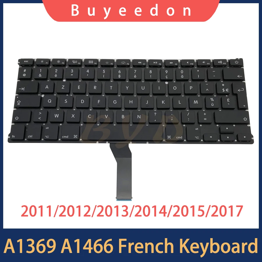 Совершенно новая Французская клавиатура для ноутбука Macbook Air 13 дюймов A1369 A1466 2011 2012