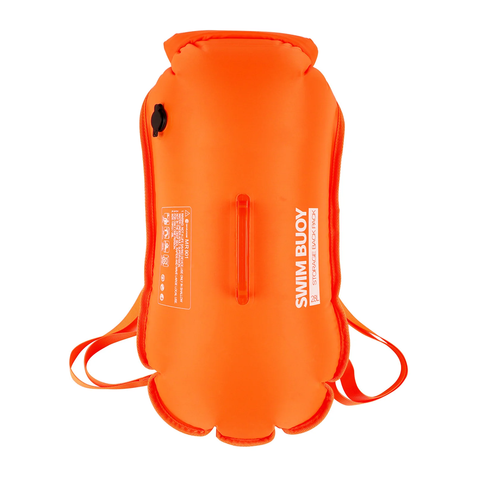 

28/35L Swim Buoy Waterproof Dry Bag Swim Safety Float For Boating Kayaking Fishing Rafting Swimming Training
