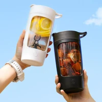 650ml usb charging self stirring coffee cups automatic mixing protein shaker mug portable outdoor sports drinking water bottles