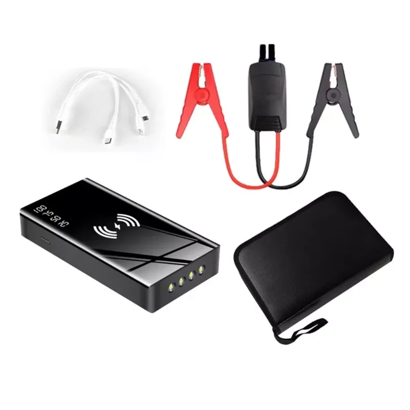 

G99F Wireless Charging Car Jump Starter Smart Clips Emergency Battery Booster 12V Portable Car Charger 20000mAh Power Bank