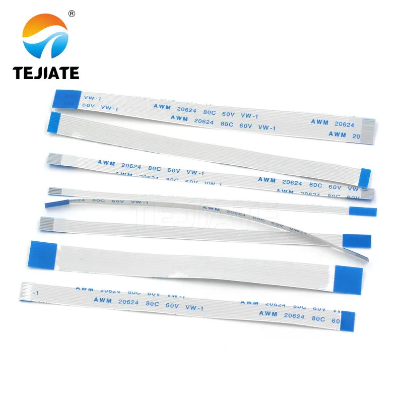 TEJIATE FPC flexible ribbon cable 4P-16P 0.5MM, 10 шт.