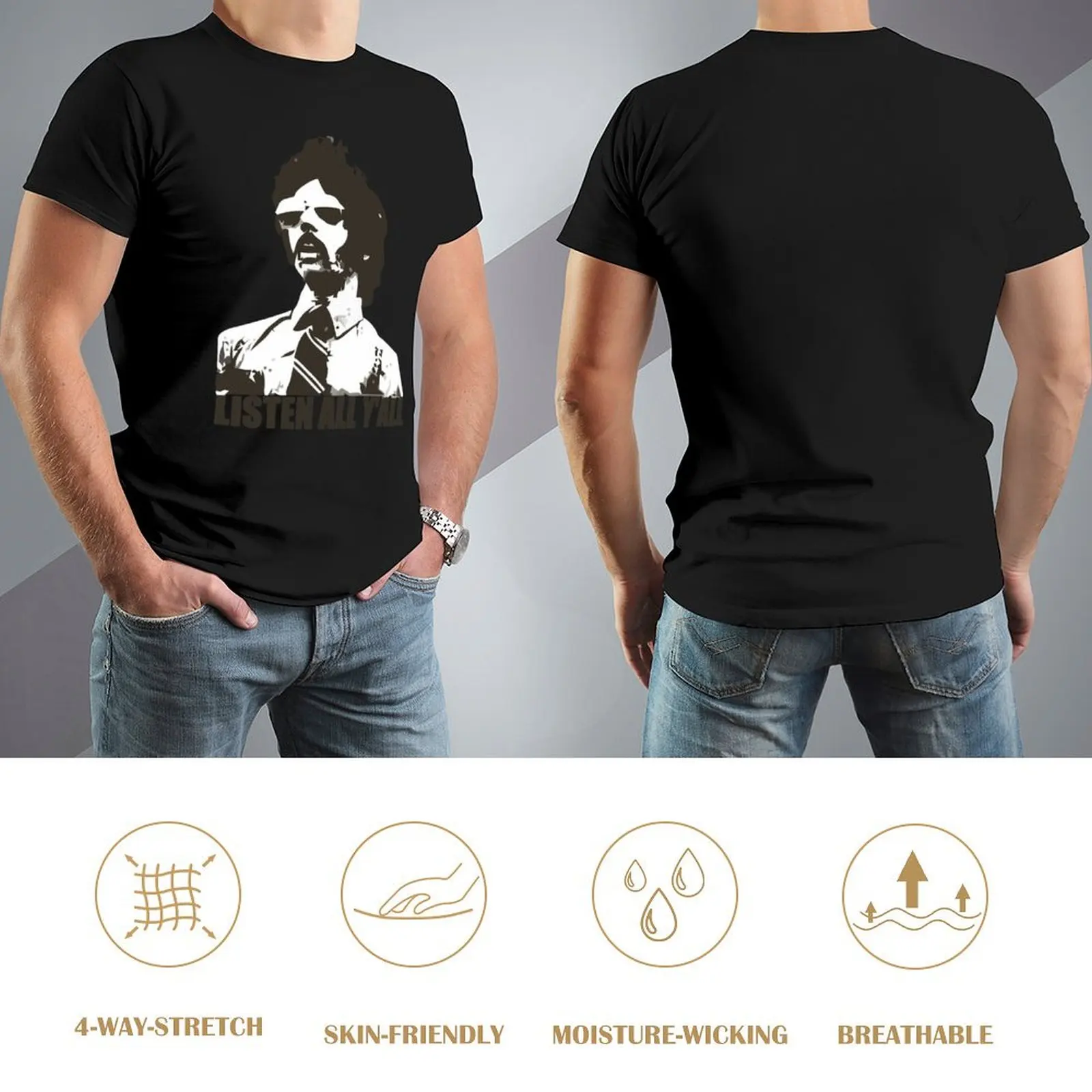 Футболка Listen All таможенный дизайн ваша собственная одежда в стиле каваи рубашки