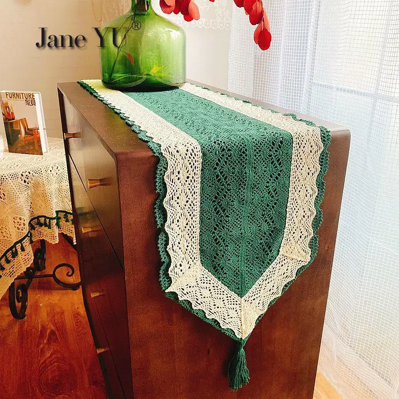 

Cotton Crochet Lace Hollowed Out Table Flag Table With Tv Cabinet Shoe Cabinet Cover Towel Cover Cloth Table Runner
