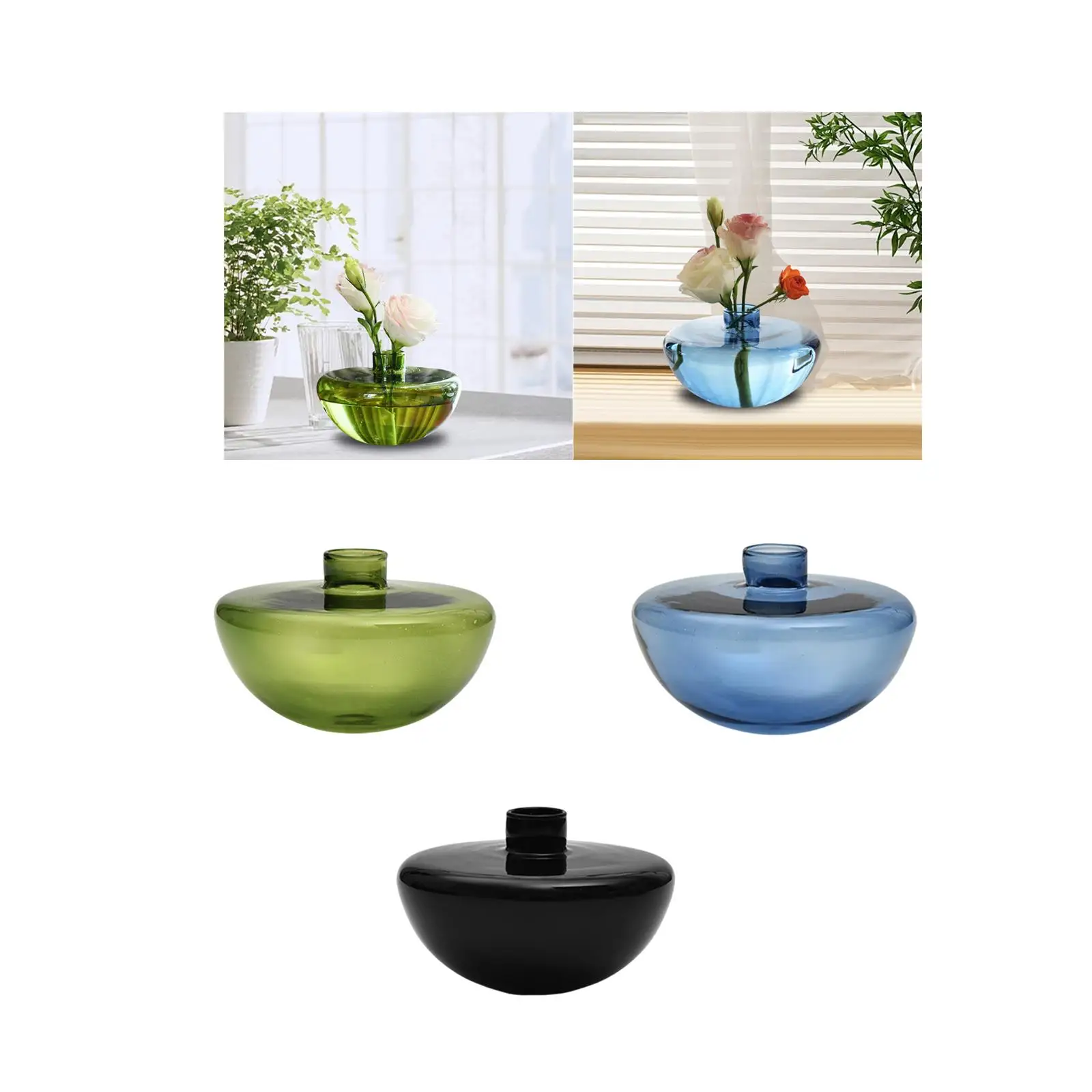 Стеклянная ваза для цветов домашний декор гидропонная балкона ванной комнаты