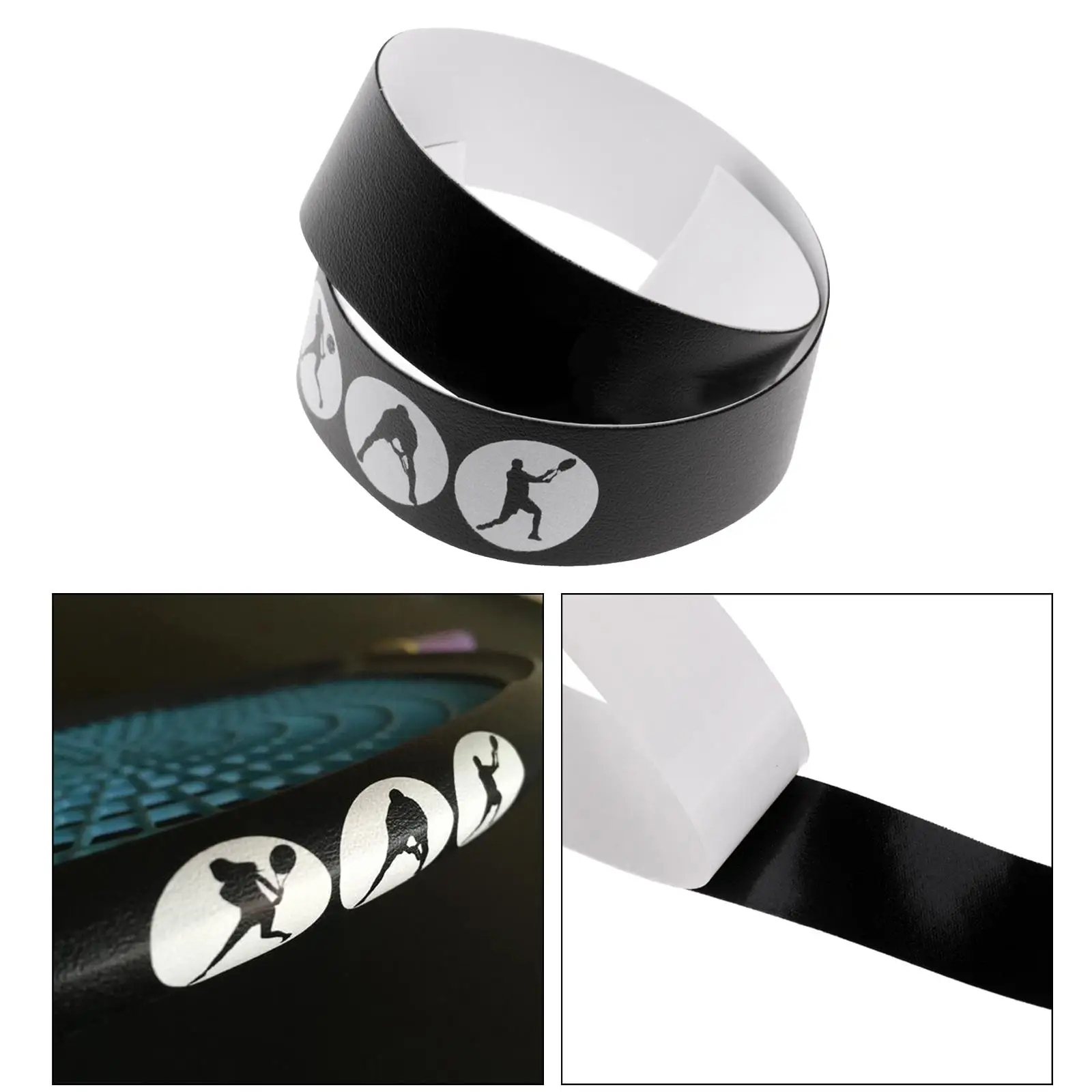 

2x 2.5cm X 40cm Tennis Racquet Tape - Protects Your Racquet From