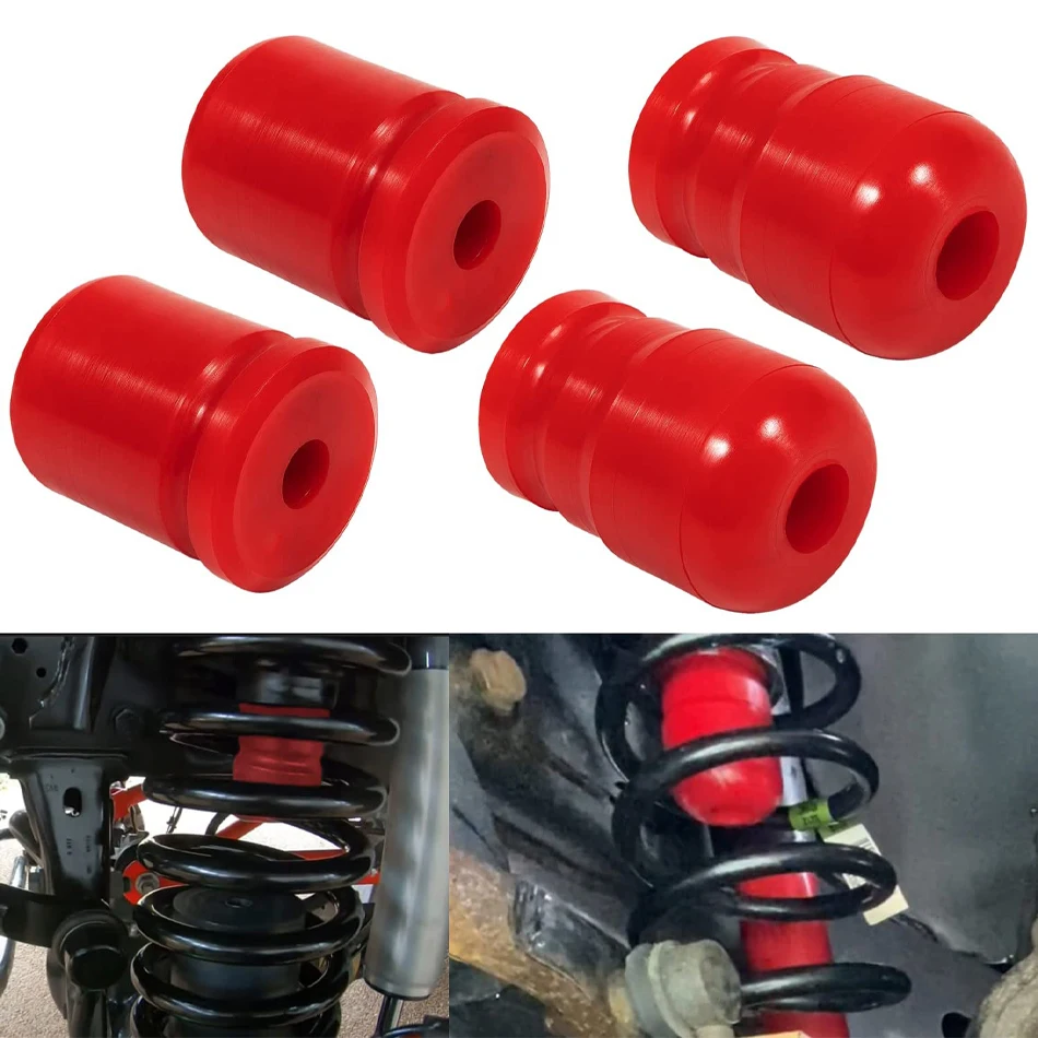 

TML 4pcs/set 1-1303 & 1-1304 Polyurethane Bump Stops Kit for Jeep Wrangler JK JKU 2007-2018 Included Front Stop and Rear Stop