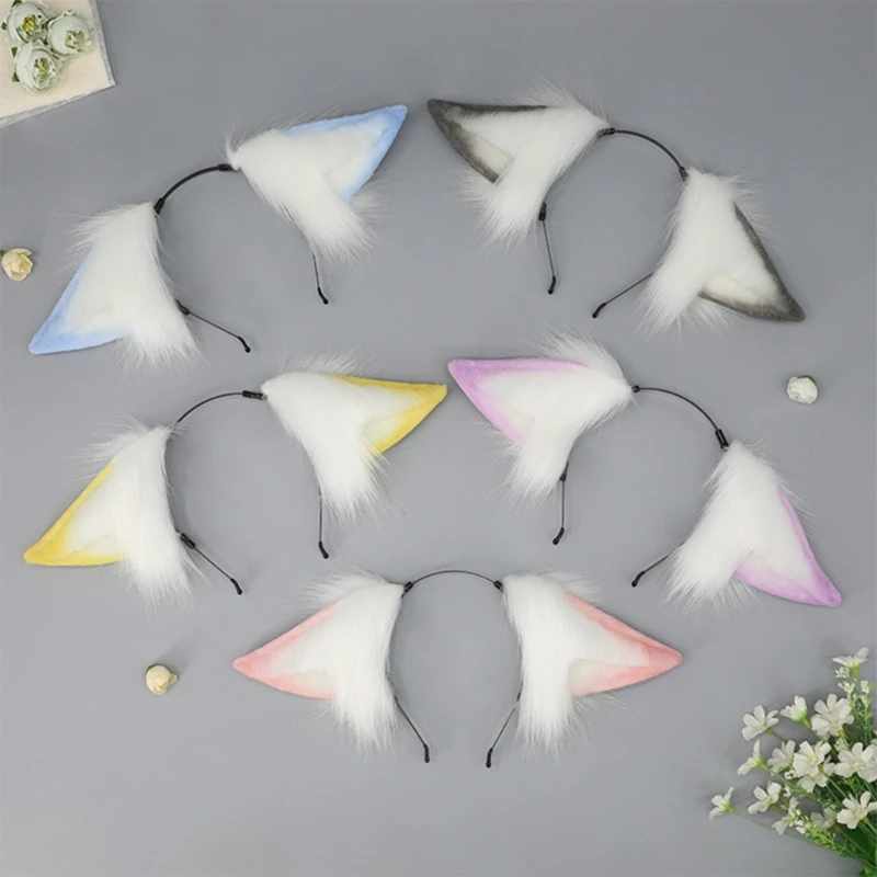 

Sheep Ears Live Broadcast Hair Hoop Woman Headband Makeup Hair Decors