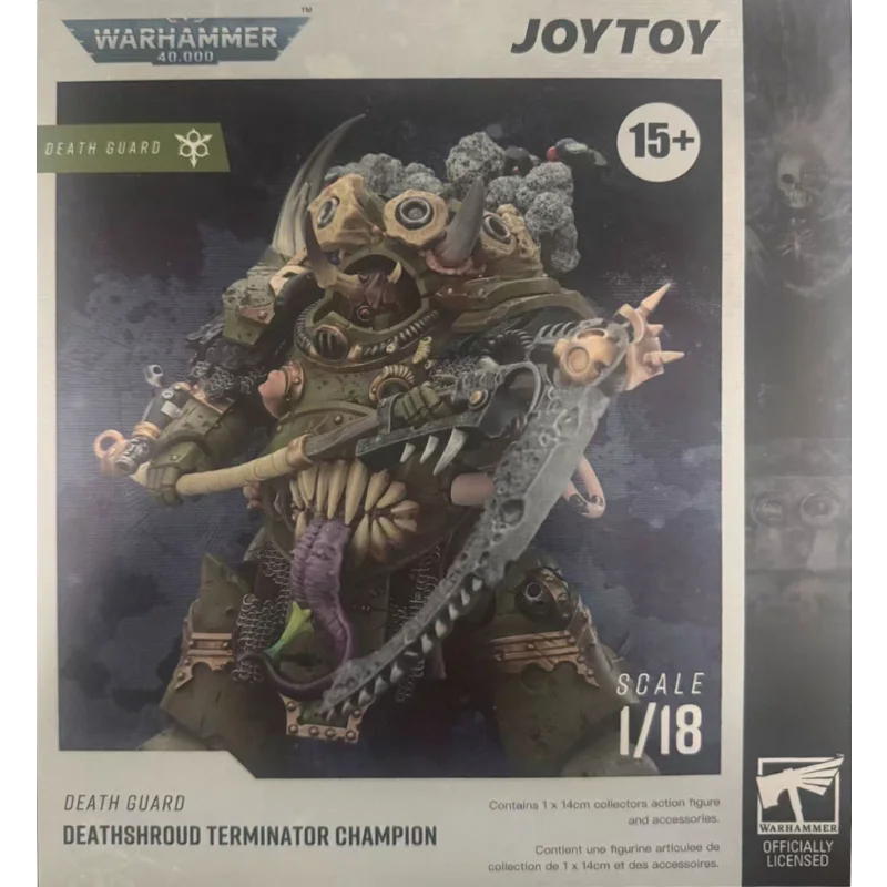 JOYTOY 118 Warhammer 40k Death Guard Deathshroud Terminator Champion — Коллекционная шарнирная фигурка-модель в стиле Sci-Fi (art.: 3920dbea68ee5) - 3920dbea68ee5