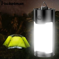 led camping light with hook fishing lantern waterproof tent lamp usb rechargeable tactical work lights outdoor led repair lamps