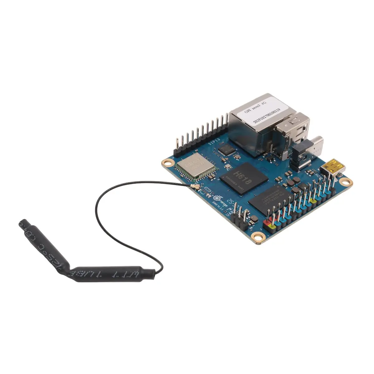 Фото Плата для разработки Popop для Orange Pi Zero 3 4GB RAM, одноплатный компьютер на чипе Allwinner H618, Wi-Fi, LPDDR4, Gigabit, Zero 3 4GB №3