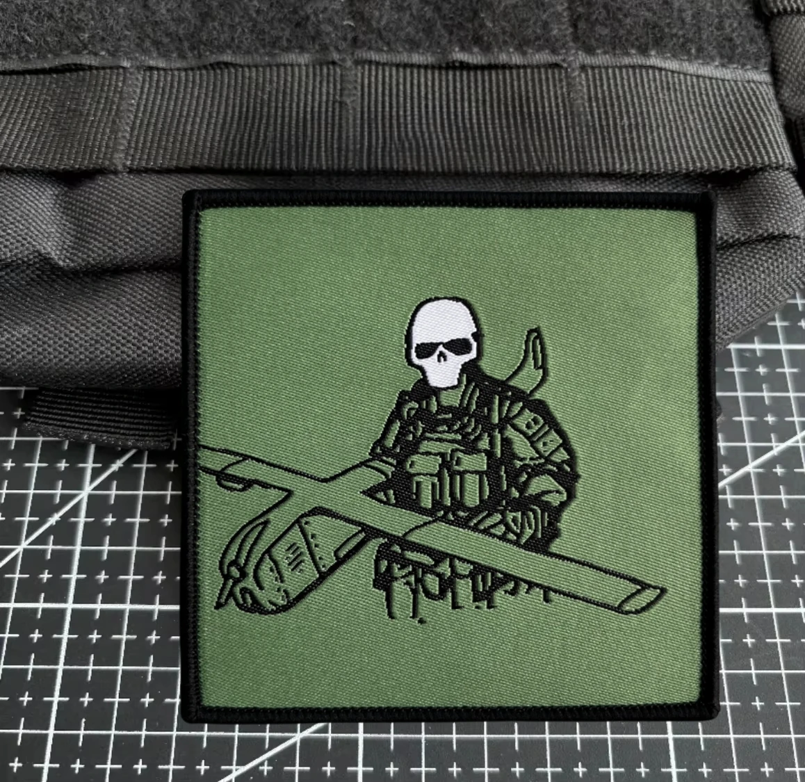 Тактическая нашивка Orlan значок для морального духа карманная на крючок и петлю