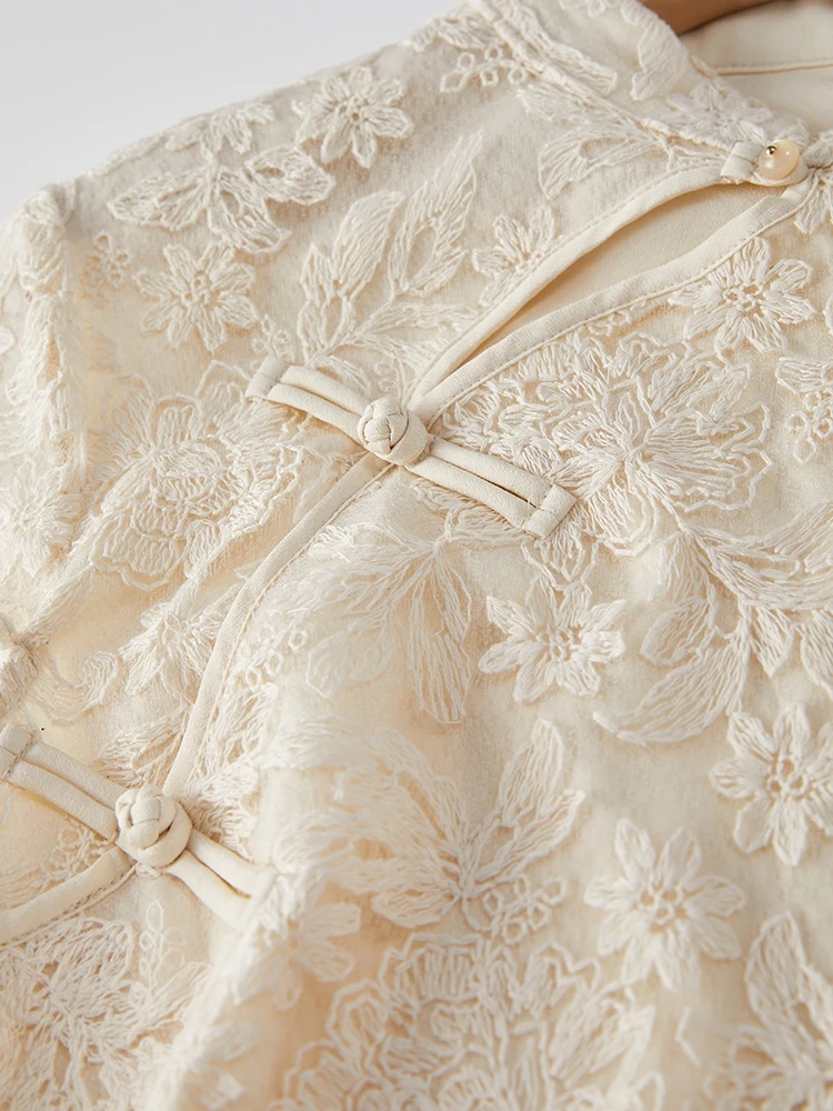 Тяжелая промышленность трехмерное кружевное платье с цветочным принтом новое