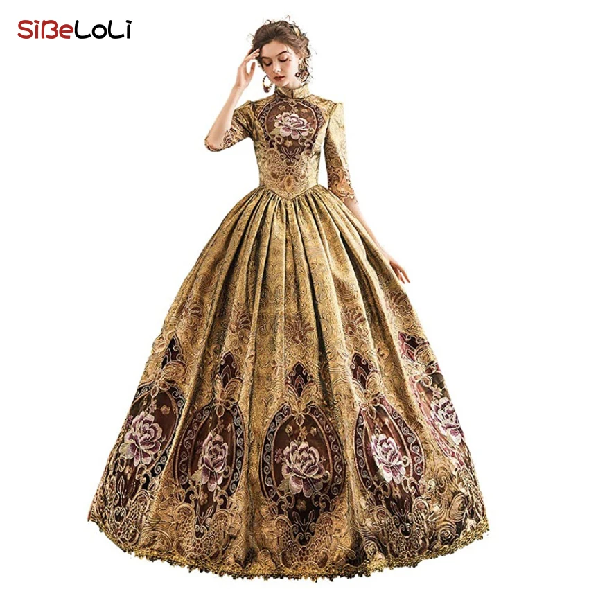 Платье 18-го века рококо барокко Мария-Антуанетта бальные платья платье эпохи