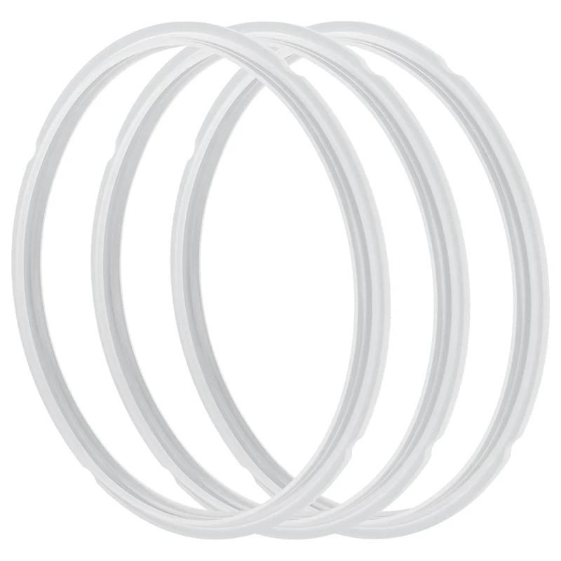 

3 шт. уплотнительные кольца из пищевого силикона, уплотнительное кольцо для герметизации кастрюль на 6 / 5Qt