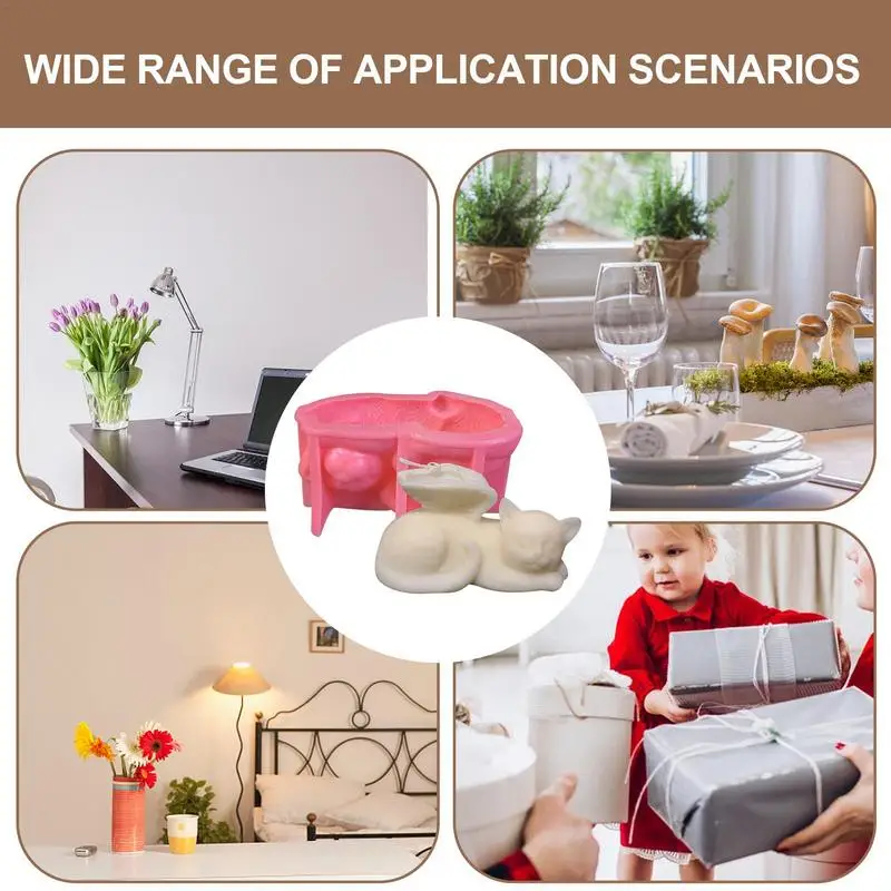 Форма для собак-ангелов силиконовая форма спящего кота домашних животных с