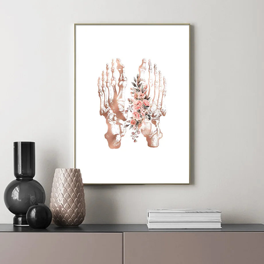 Медицинская анатомия череп желудочно-кишечная система настенная Картина на