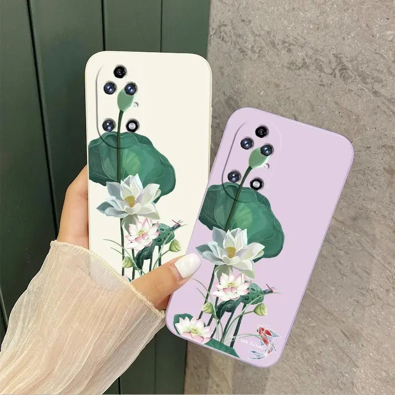 Силиконовый чехол для телефона Huawei P50 P40 P30 Lite P20 Pro Nova 10SE 9SE Mate 50 40 30