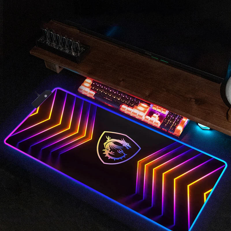 

MIS Mouse Carpet Mousepad Rgb Desk Mat Pc Gamer Gaming Accessories Keyboard Pad Cabinet Mats Xxl Anime Large Computer Speed Mice