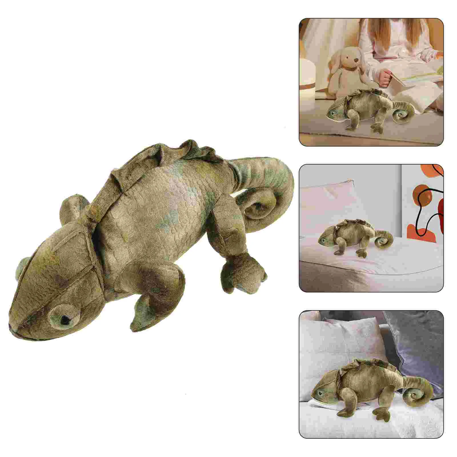 

Lizard Plush Toy Comfortable Stuffed Room Lovely Decorative Children Wear-resistant Animal Filling Cute