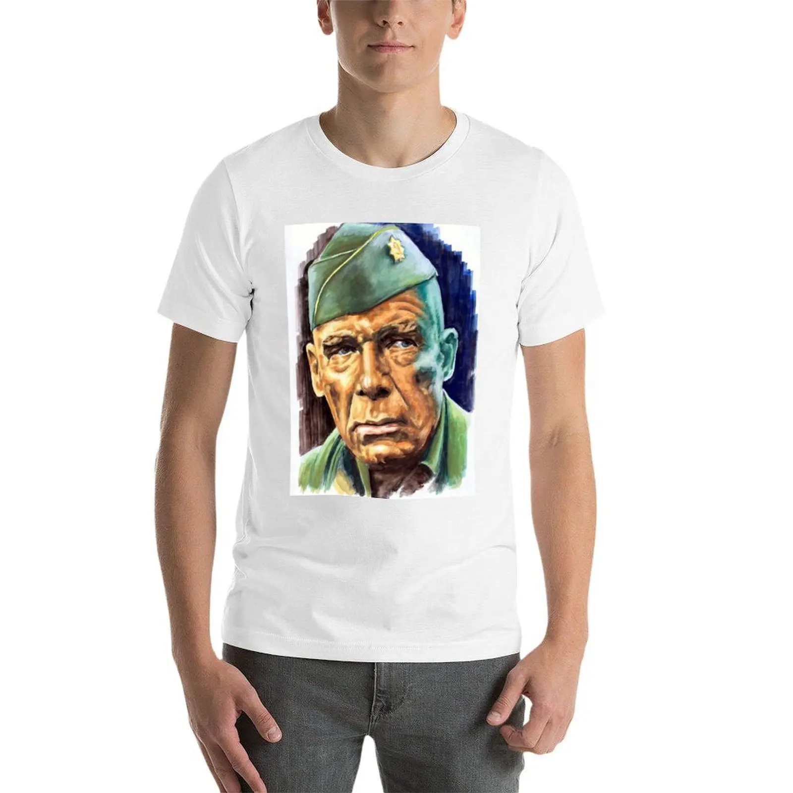 Фото Футболка с изображением постеров к фильмам Lee Marvin, Dirty Dozen, из мягкого и прочного хлопка. №3
