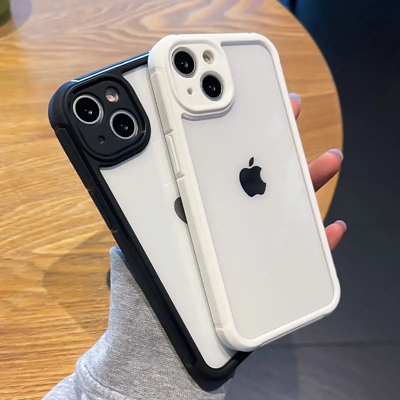 

Skin Feels High Through Phone Case for IPhone 12 13 Pro Max 11 Pro X XR XS Max 8 7 Plus Soft Silica Gel Back Cover