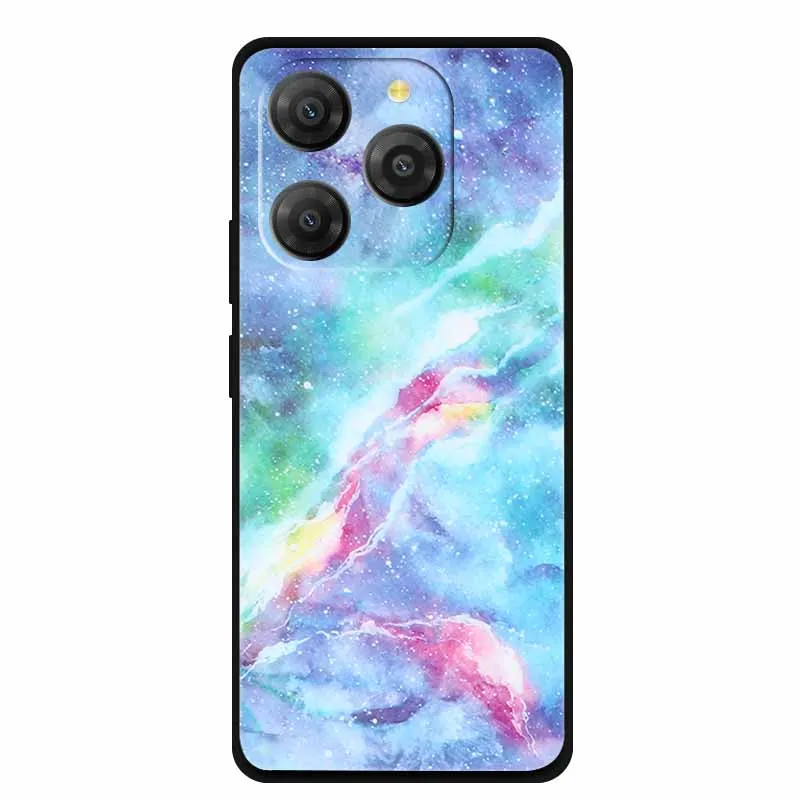 Чехол для Blackview Shark 9, противоударный, черный, милый, с рисунком, из ТПУ, мягкий силиконовый бампер для Blackview Shark 9 (art.: 3920d83ea97c0) - 3920d83ea97c0