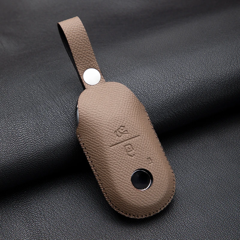 Подходит для Mercedes Benz EQE EQS Кожаный Автомобильный пульт дистанционного управления