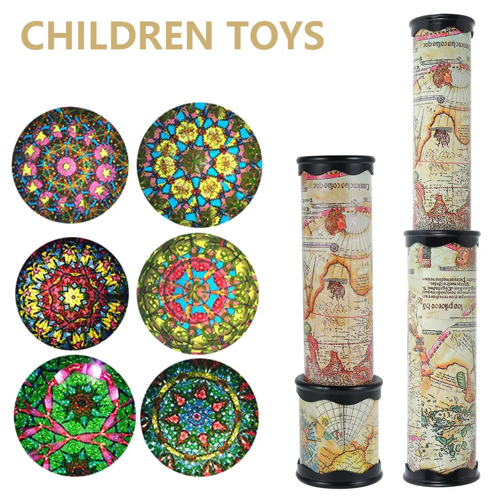 

Регулируемый масштабируемый вращающийся калейдоскоп, Волшебная меняющаяся Фантазийная детская игрушка-головоломка для детей с аутизмом