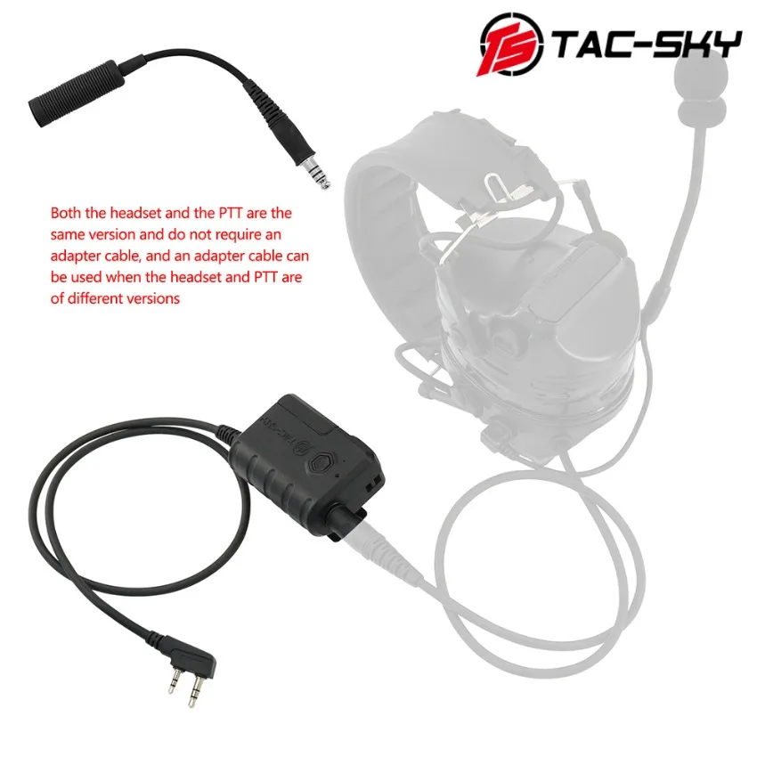 TS TAC-SKY военные тактические аксессуары для гарнитуры Bluetooth PTT адаптер 7 0 мм штекер