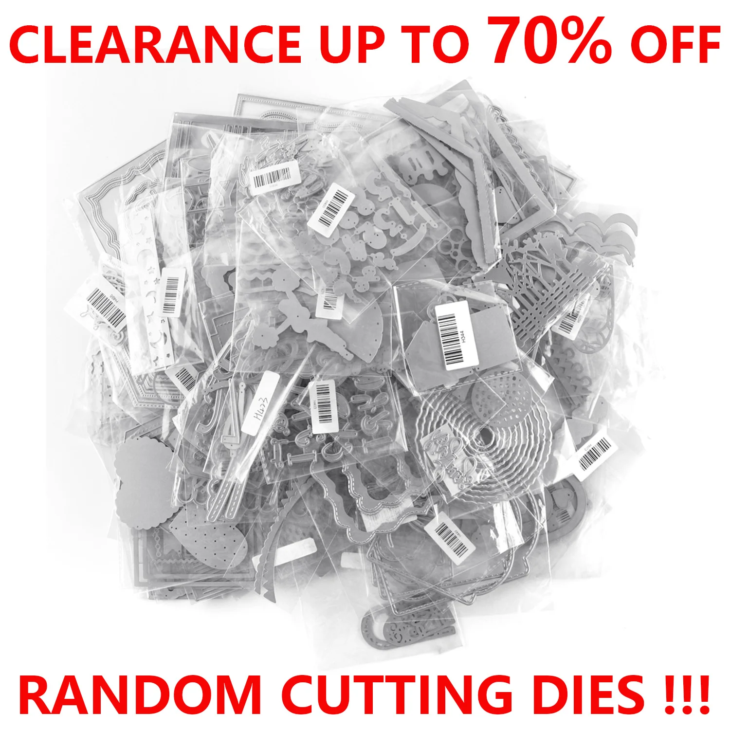 

10-50pcs Clearance Random Metal Cutting Dies for DIY Scrapbook Cards Lucky Bag Craft DieCuts Worth Twice or Triple What You Pay